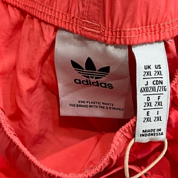 NWT Adidas 2XL Advantage BM Cargo Shorts Orange Moisture Wicking Performance $70 - Picture 6 of 9